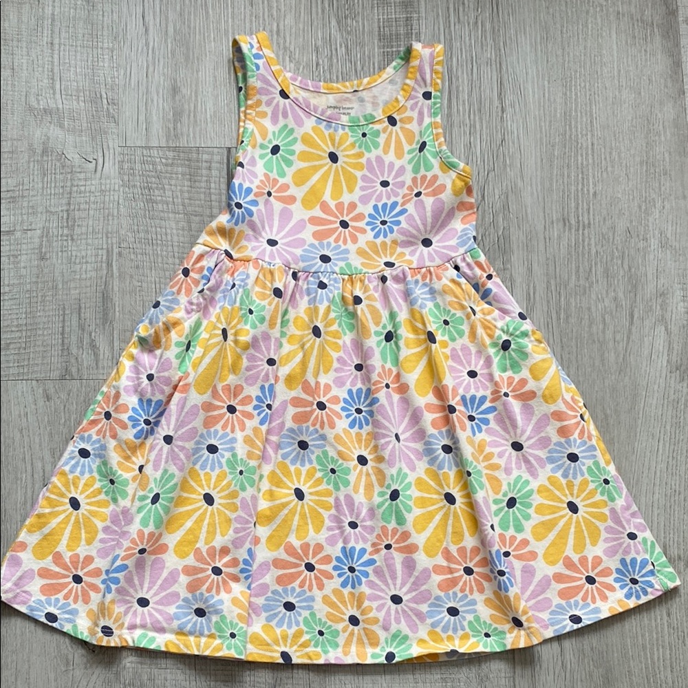 Floral Kids Dress - Multicolor